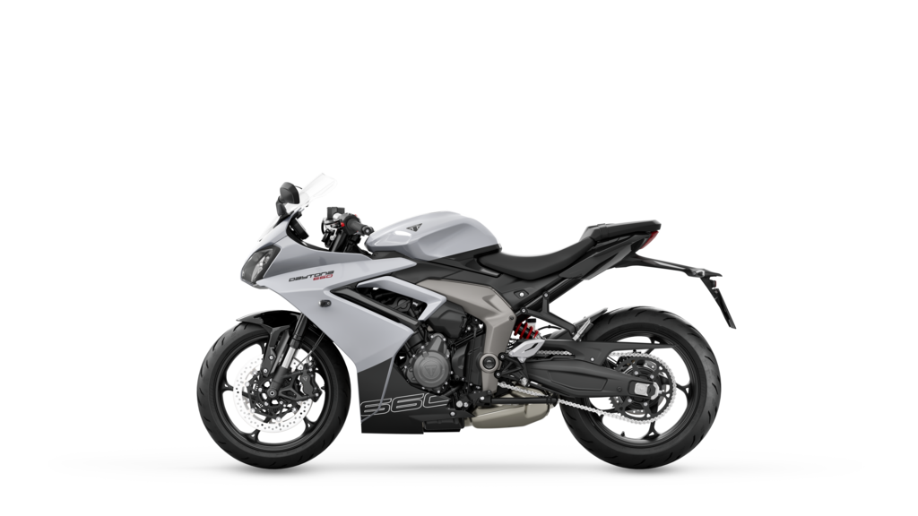Triumph Daytona 660 Snowdonia White Colour