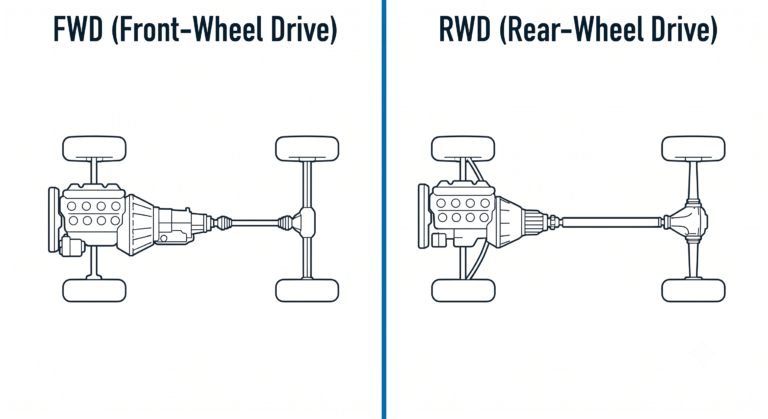 Front wheel drive vs Rear wheel drive